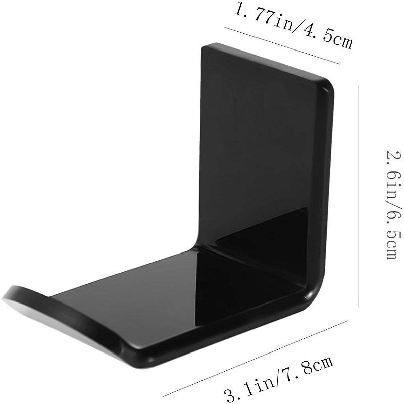 Wall Mount Headphone Holder Sticky Acrylic Headset Hanger For Desk Office Gaming Setup 3