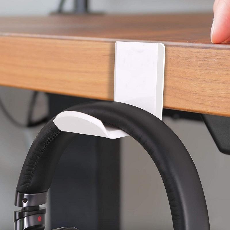 Wall Mount Headphone Holder Sticky Acrylic Headset Hanger For Desk Office Gaming Setup 1