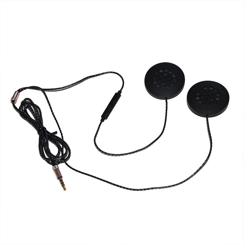 T33 Motorcycle Helmet Headset With Mic 35mm Wired Stereo Earphones For Calls And Music 7