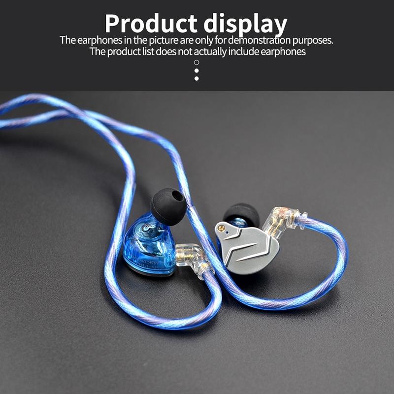 KZ 498 Core 2Pin Headphone Upgrade Cable With 35mm Plug For Clear HiFi Sound 6