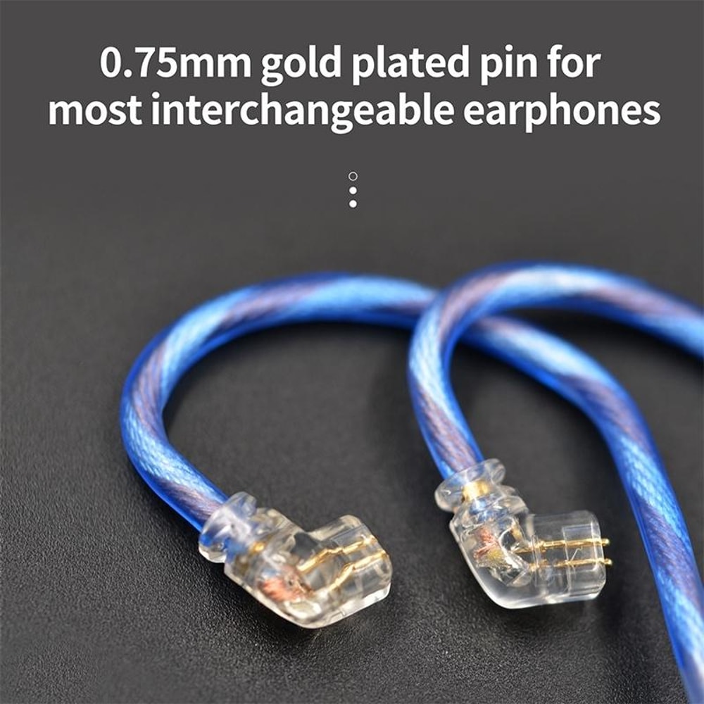 KZ 498 Core 2Pin Headphone Upgrade Cable With 35mm Plug For Clear HiFi Sound 2