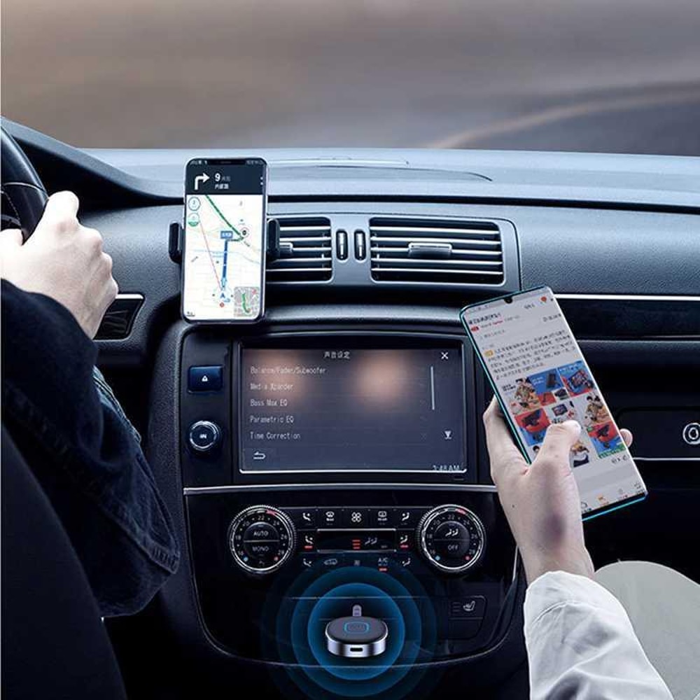 J33 Bluetooth 50 AUX Audio Receiver For Car Stereo Wired Headphones 6