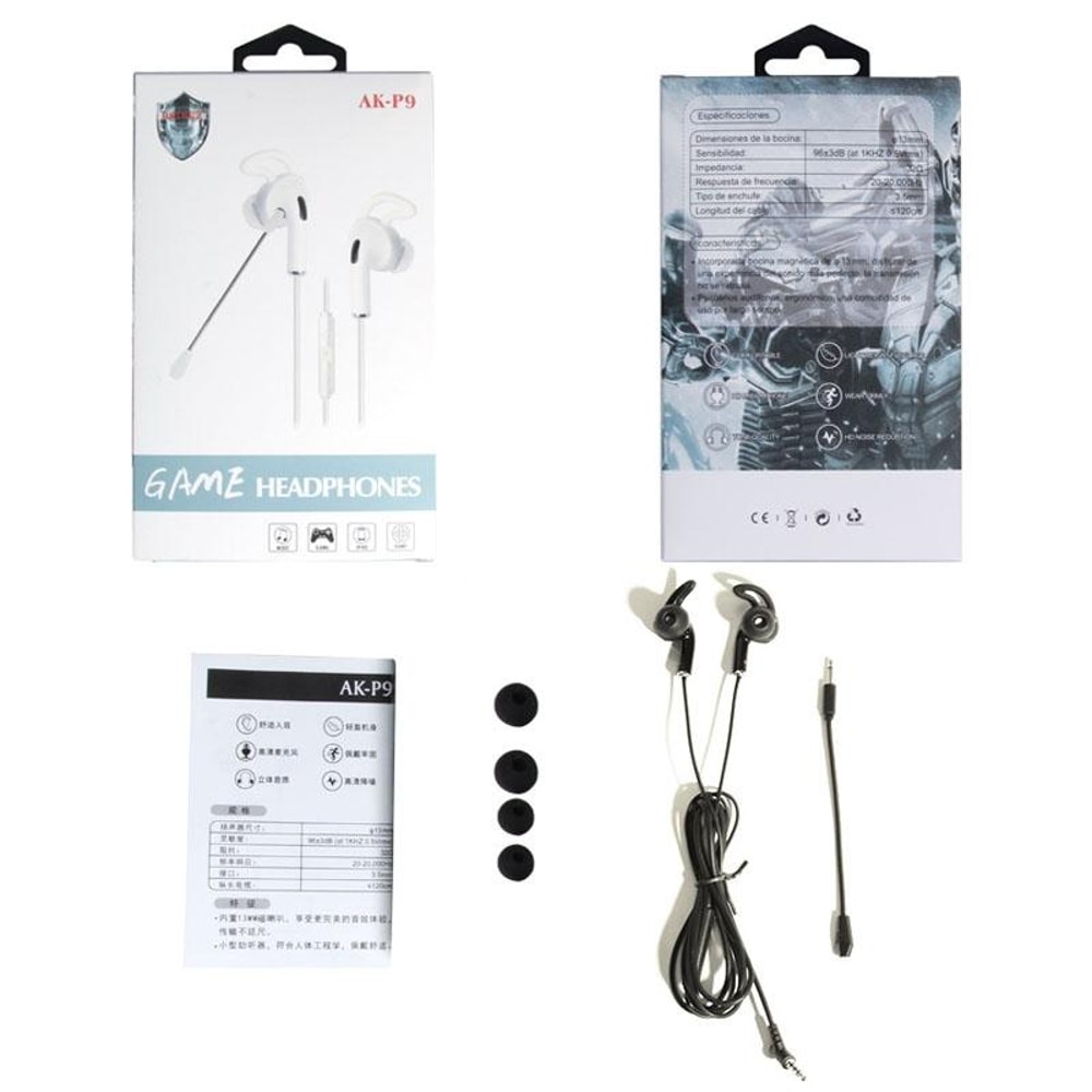 Gaming Wired Earbuds With Mic And 71 Surround Sound 35mm Headphones 2