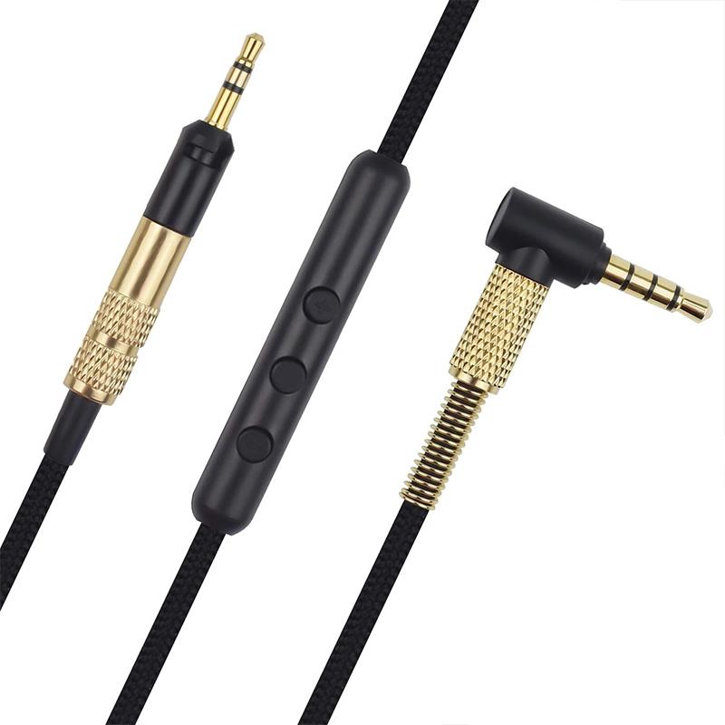 Premium Sennheiser HD598 Replacement Cable With Mic 35mm To 25mm Audio Cord 8