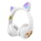 RGB Cat Ear Bluetooth Gaming Headset With Wireless Audio LED Light For Kids Teens Gamers 0