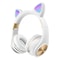 RGB Cat Ear Bluetooth Gaming Headset With Wireless Audio LED Light For Kids Teens Gamers 0