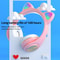 RGB Cat Ear Bluetooth Gaming Headset With Wireless Audio LED Light For Kids Teens Gamers 10