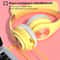 RGB Cat Ear Bluetooth Gaming Headset With Wireless Audio LED Light For Kids Teens Gamers 7