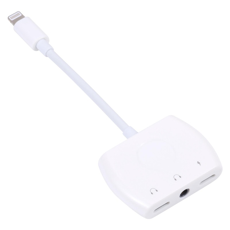 2 In 1 Headphone Adapter With Dual 35mm Audio And Charging Support 5