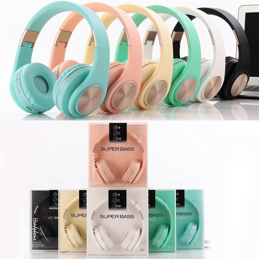 A1 Wireless Bluetooth Headphones With Deep Bass Hands Free Calling 10