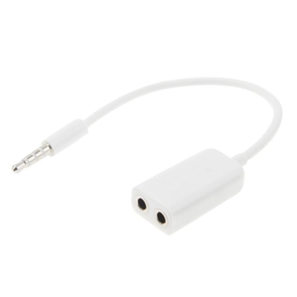 Dual 35mm Headphone Splitter Cable For Phones Tablets Car Stereo Audio Sharing 1