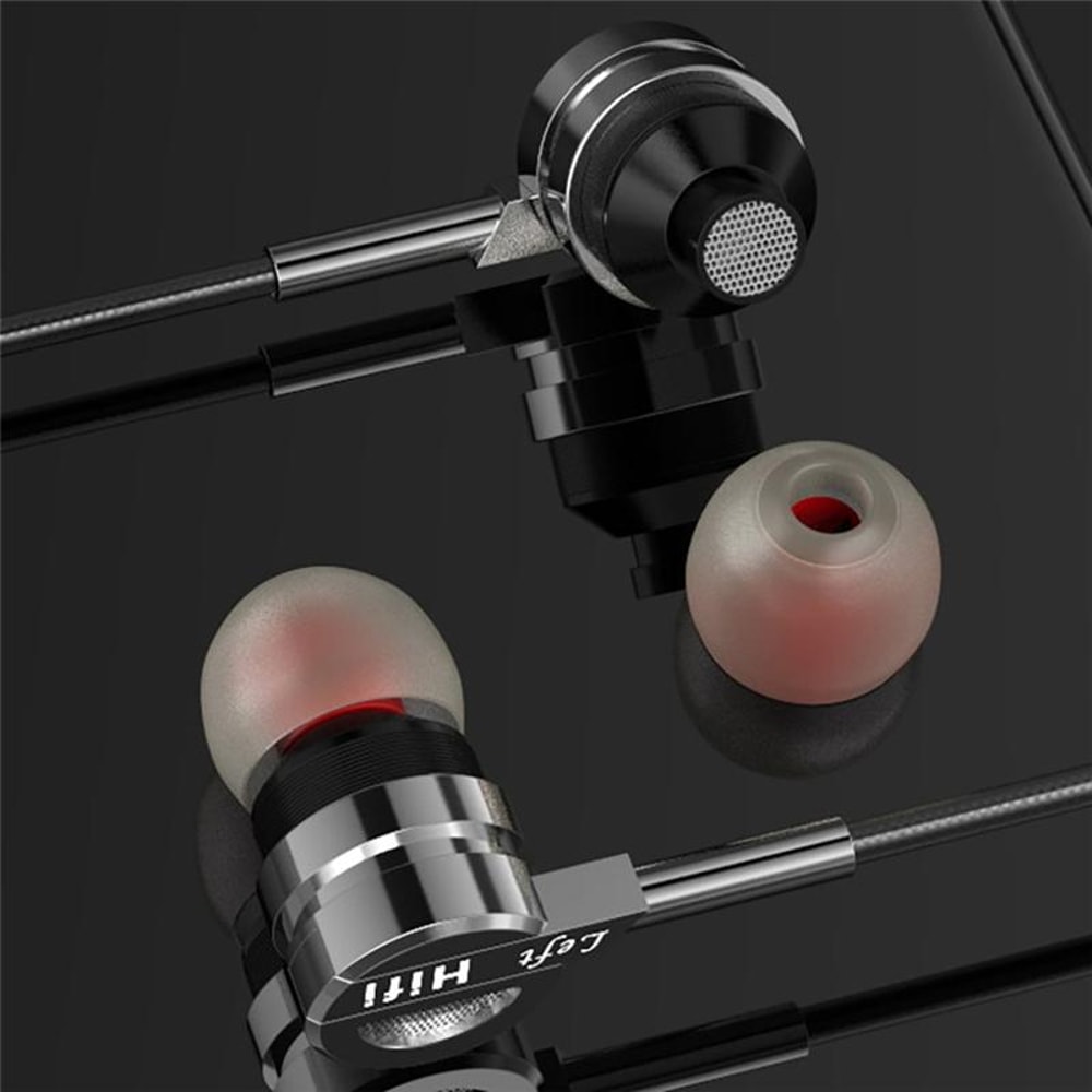 D05 Metal Stereo Wired Earbuds With Mic And Noise Isolation For Music Calls 3
