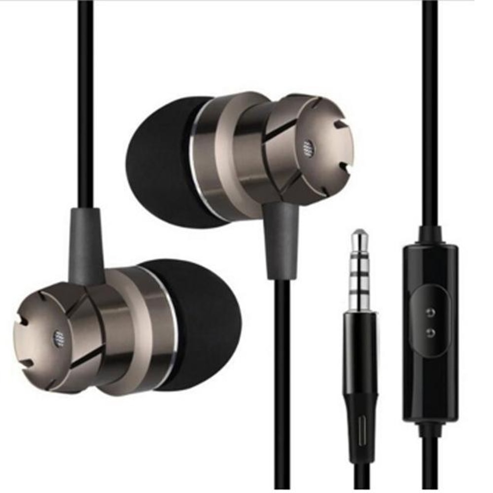 Universal 35mm Wired Earbuds With Mic For Phones Laptops MP3 Players 10