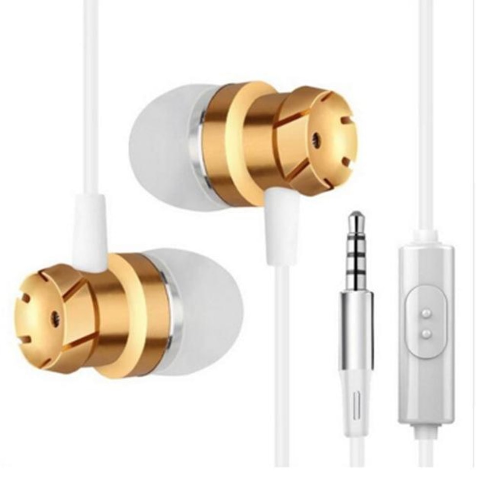 Universal 35mm Wired Earbuds With Mic For Phones Laptops MP3 Players 6