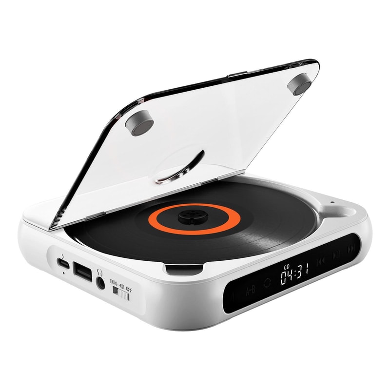 Kecag KC 918 Portable Bluetooth CD Player With Rechargeable Battery Touchscreen Controls 1