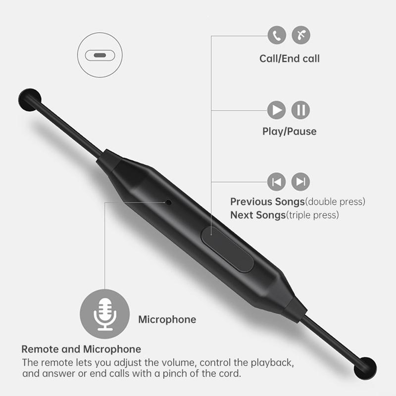 Lanzero Wired Sports Earbuds With Mic Surround Sound For Running Gaming Everyday Use 2