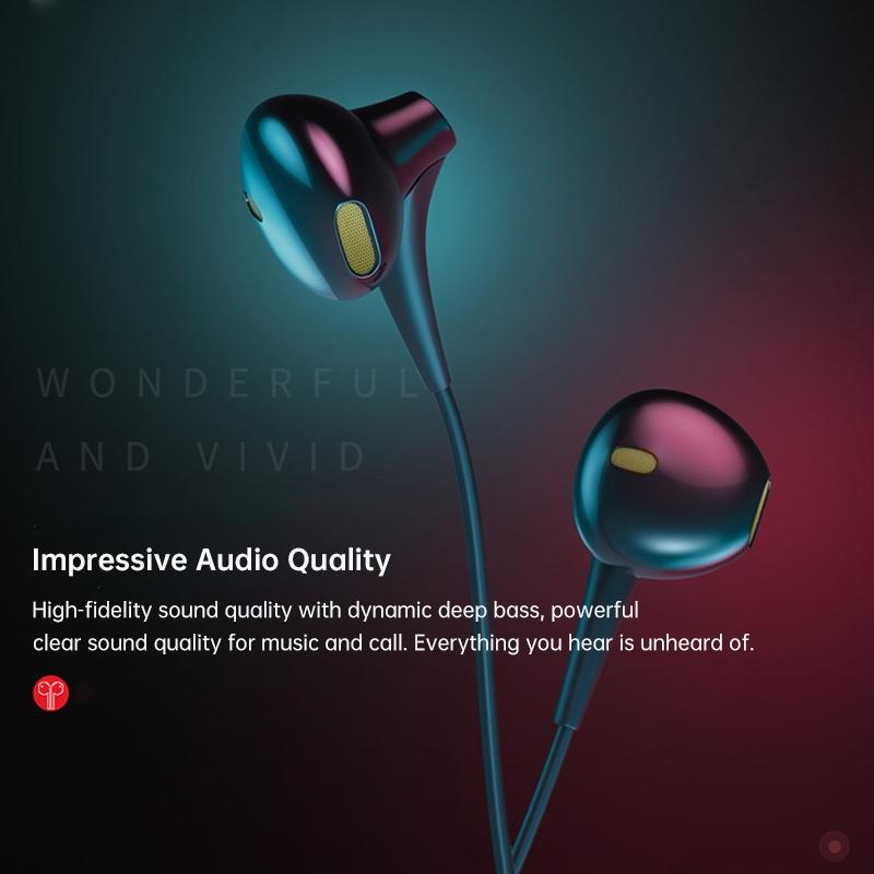 Lanzero Wired Sports Earbuds With Mic Surround Sound For Running Gaming Everyday Use 3