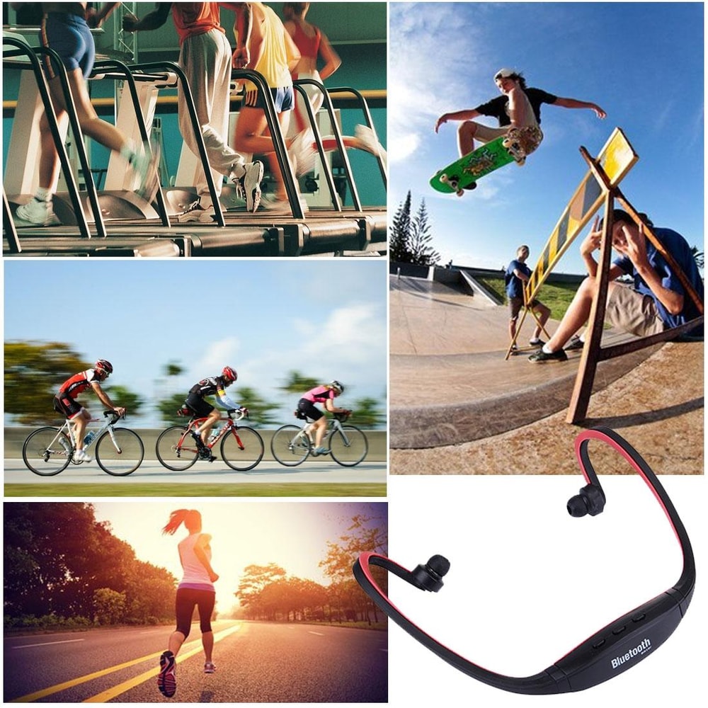 BS19C Wireless Sports Earbuds With Waterproof Stereo Sound Micro SD Music Player 9
