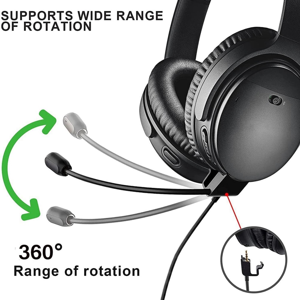 ZS0242 Gaming Headphone Cable For Bose QC45 With Oxygen Free Copper Audio Connection 2