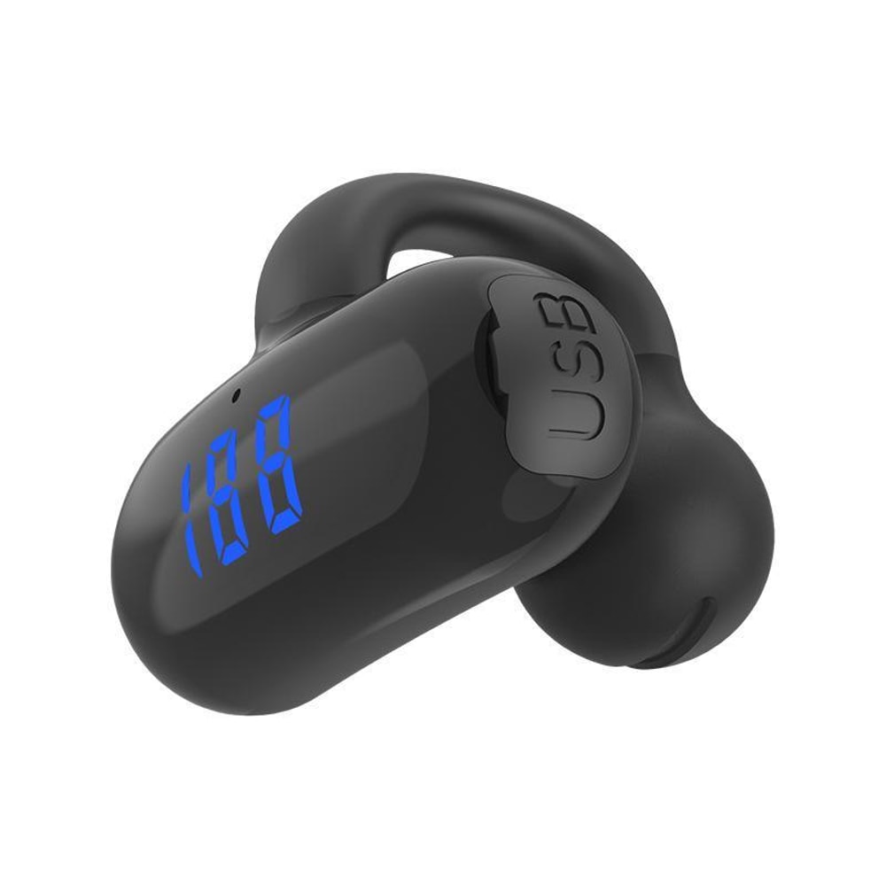 AeroSound Clip On Bluetooth Headphones With Digital Display Open Ear Comfort 1