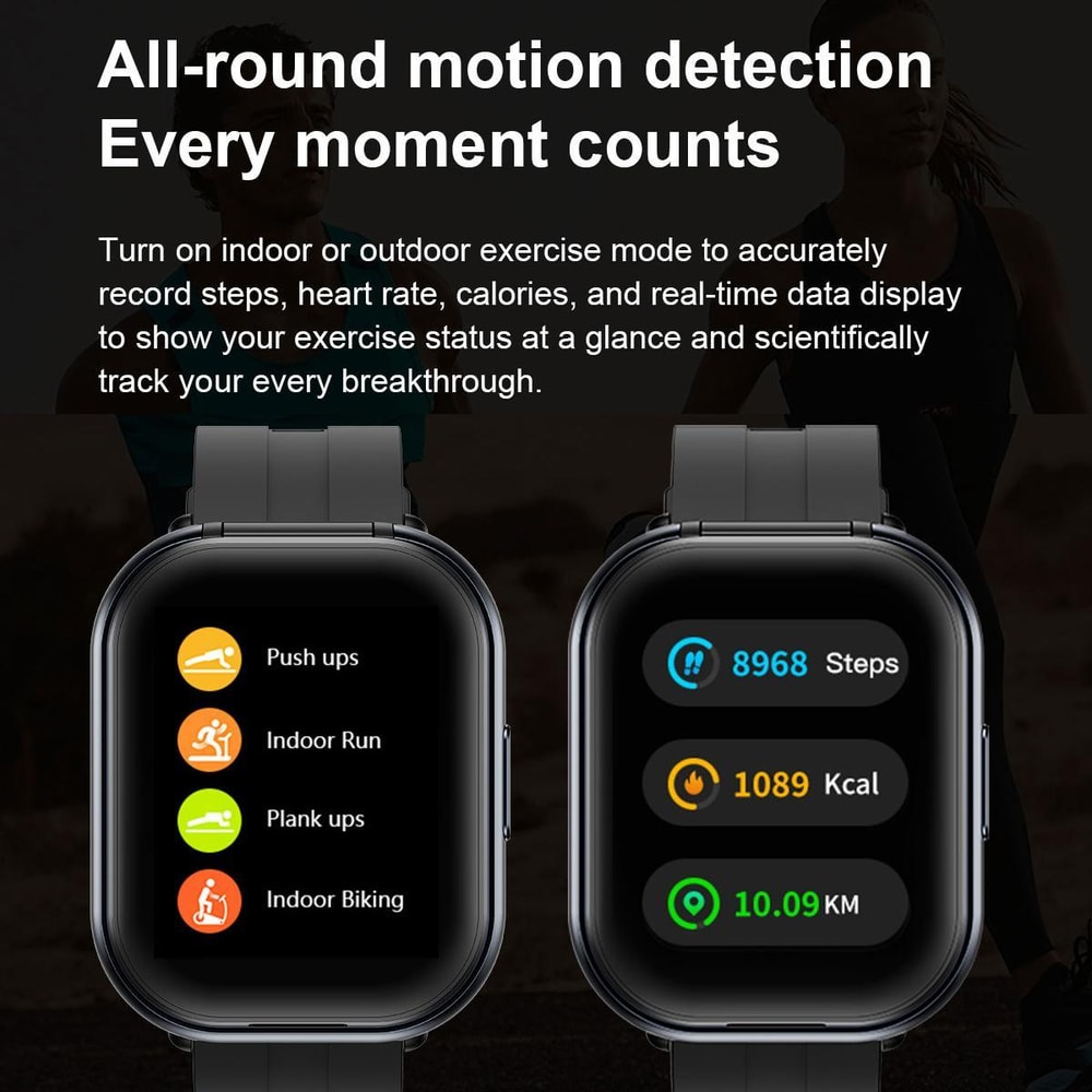 D12 Smartwatch Earbuds Combo With Bluetooth Calling Health Tracking 6