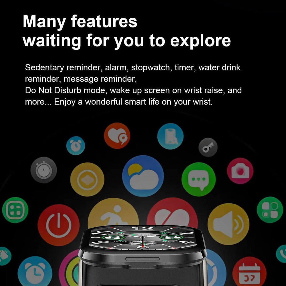 D12 Smartwatch Earbuds Combo With Bluetooth Calling Health Tracking 9