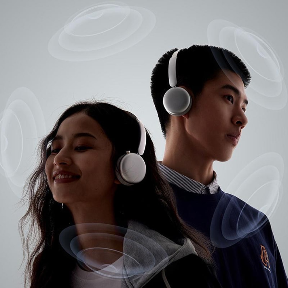 F4 Wireless ANC Headphones With ENC Mic 120H Playtime For Travel Gaming Work 10