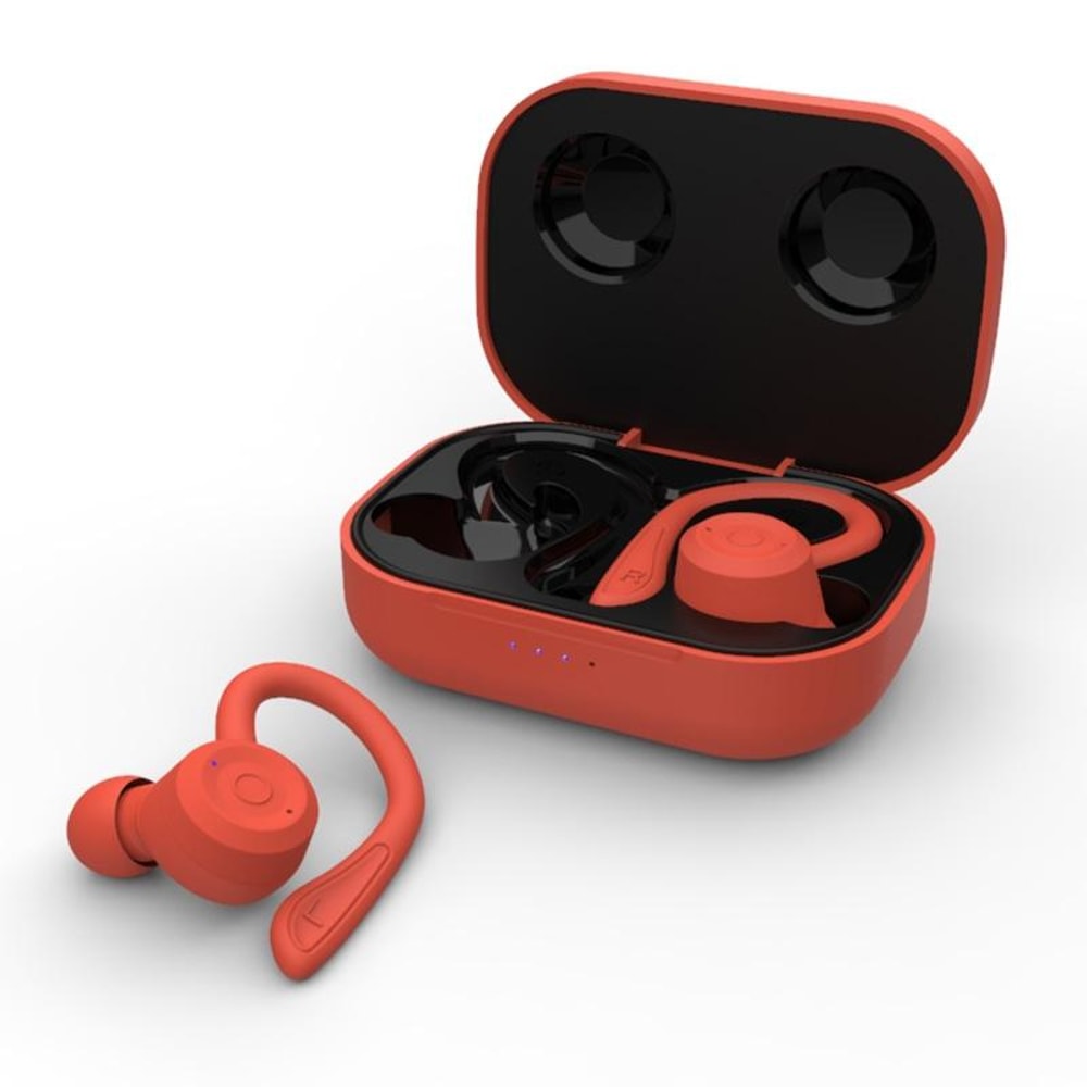 T20 Bluetooth 50 Sports Earbuds With Ear Hooks Deep Bass IPX6 Waterproof Charging Case 10