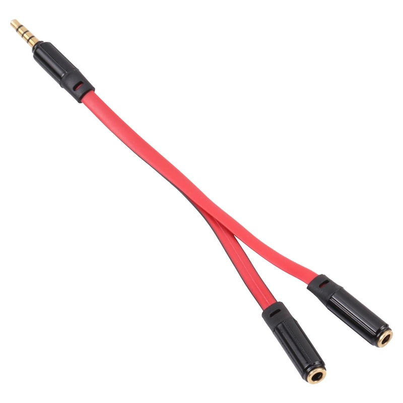 Dual Headphone Splitter Cable For Phones Tablets Car Stereo Audio Sharing 3