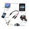 Dual Headphone Splitter Cable For Phones Tablets Car Stereo Audio Sharing 4