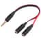 Dual Headphone Splitter Cable For Phones Tablets Car Stereo Audio Sharing 9