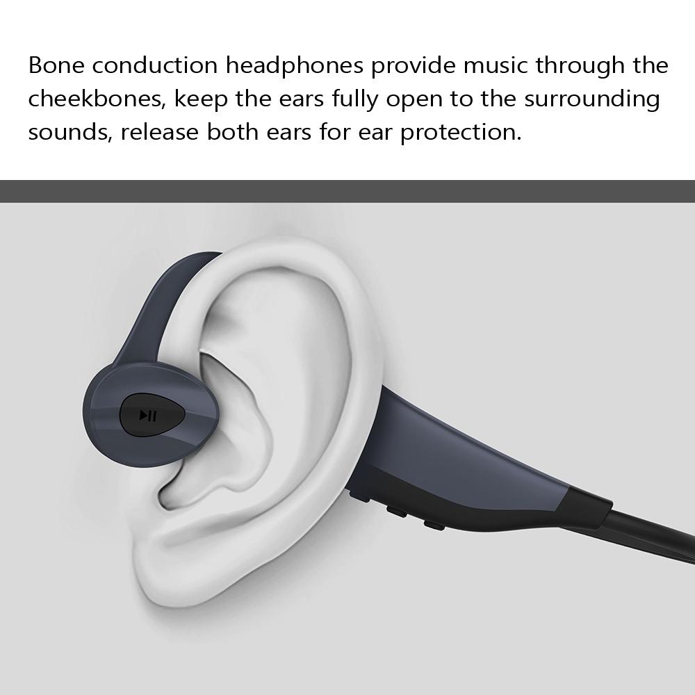 K7 Open Ear Bone Conduction Headphones With 16GB MP3 IPX8 Waterproof Bluetooth 50 11