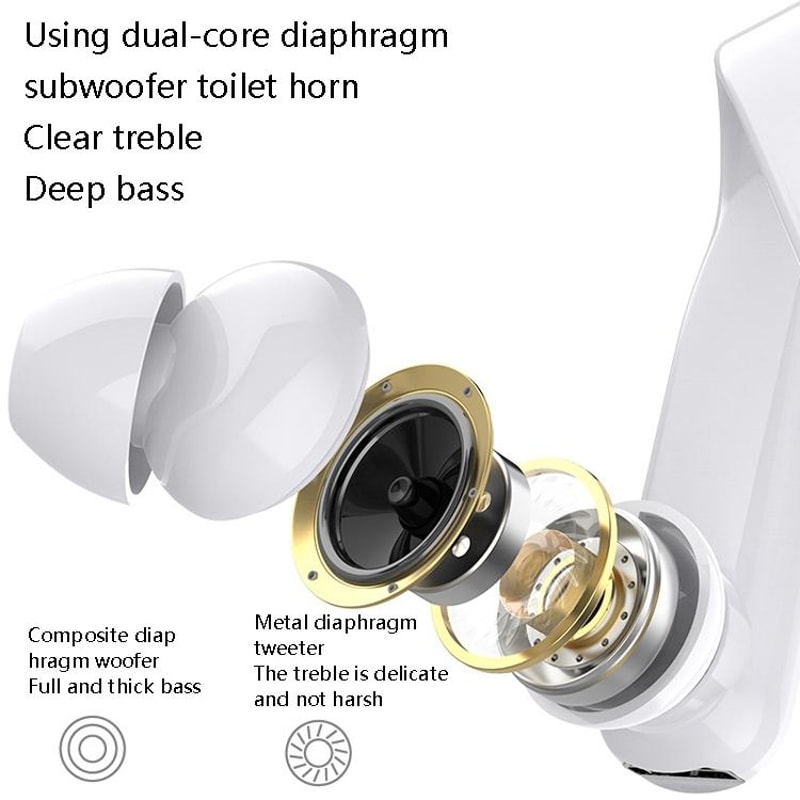 BYX18 Bluetooth 51 Earhook Headset With HD Calls 28H Battery For Sports And Business 5