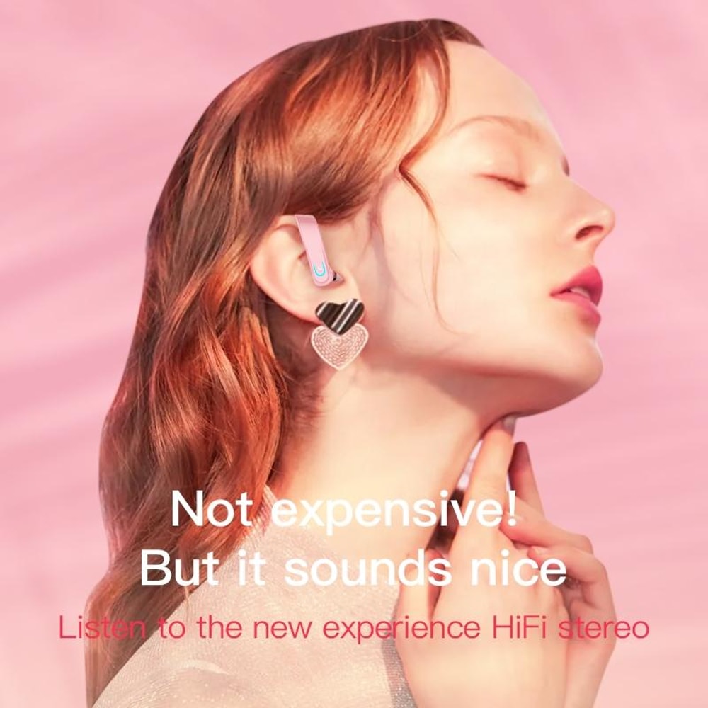 BYX18 Bluetooth 51 Earhook Headset With HD Calls 28H Battery For Sports And Business 8
