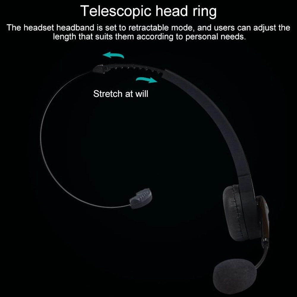 Bluetooth 50 Wireless Gaming Headset With Noise Cancelling Mic For PS3 Online Calls 6