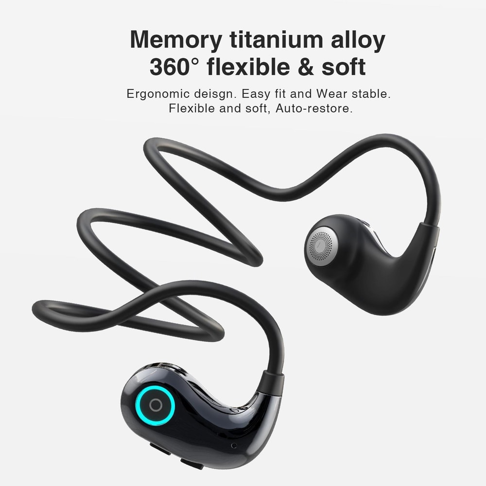 Hileo HI76 Open Ear Bluetooth Headphones For Sports With ENC Noise Reduction IPX5 Waterproof 5