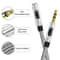 EMK Braided 35mm Audio Extension Cable With Gold Plated Connector For Headphones Speakers Laptops 3