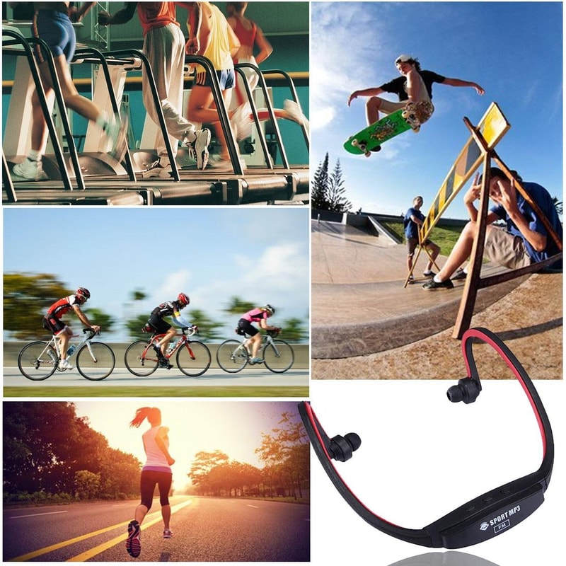 507 Life Wireless Sports Earbuds With Waterproof Stereo Sound Micro SD Music Player 9