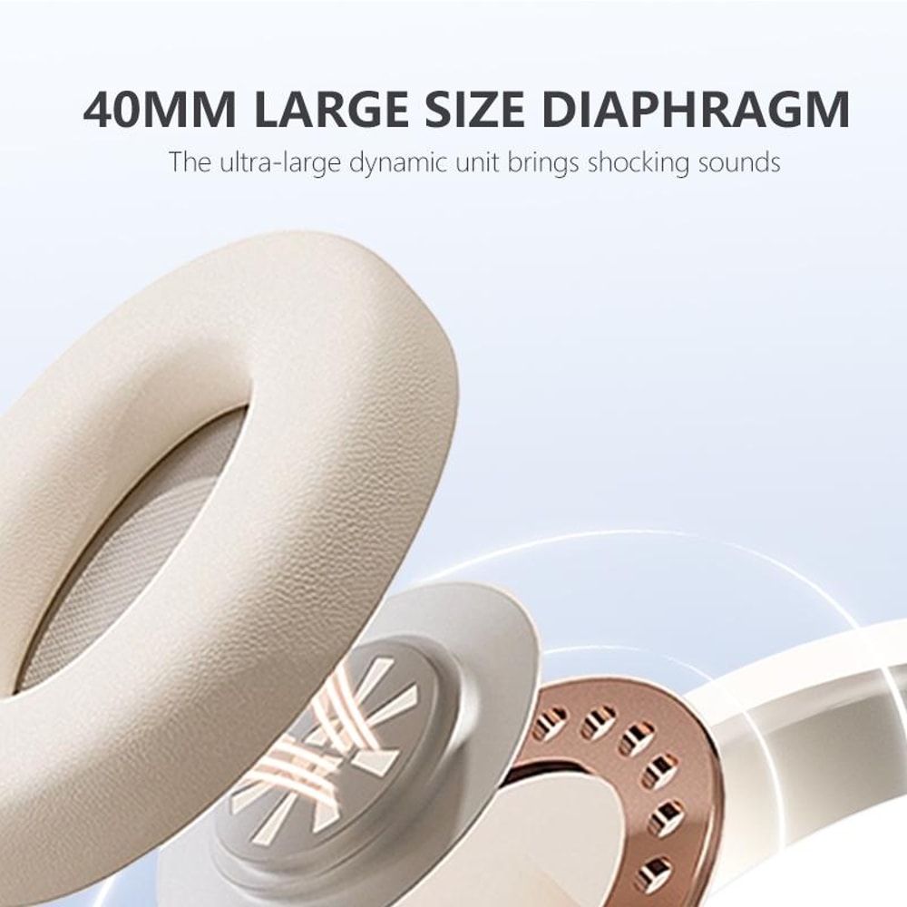 GT2 Wireless Gaming Headphones With ANC Noise Cancelling HiFi Bass Low Latency Bluetooth 53 3