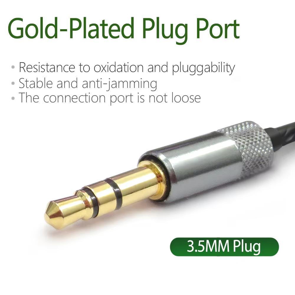 3.5mm to Dual 2.5mm Headphone Replacement Cable for Sol Republic Master Tracks HD V8 V10 V12 X3