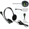 USB Wired Computer Headset With Microphone Inline Controls For PC Calls Music Online Meetings 1