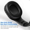 A8 Rechargeable FM Radio Headphones With LCD Display Foldable Memory Foam Design 4