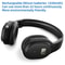 A8 Rechargeable FM Radio Headphones With LCD Display Foldable Memory Foam Design 5