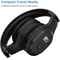 A8 Rechargeable FM Radio Headphones With LCD Display Foldable Memory Foam Design 6