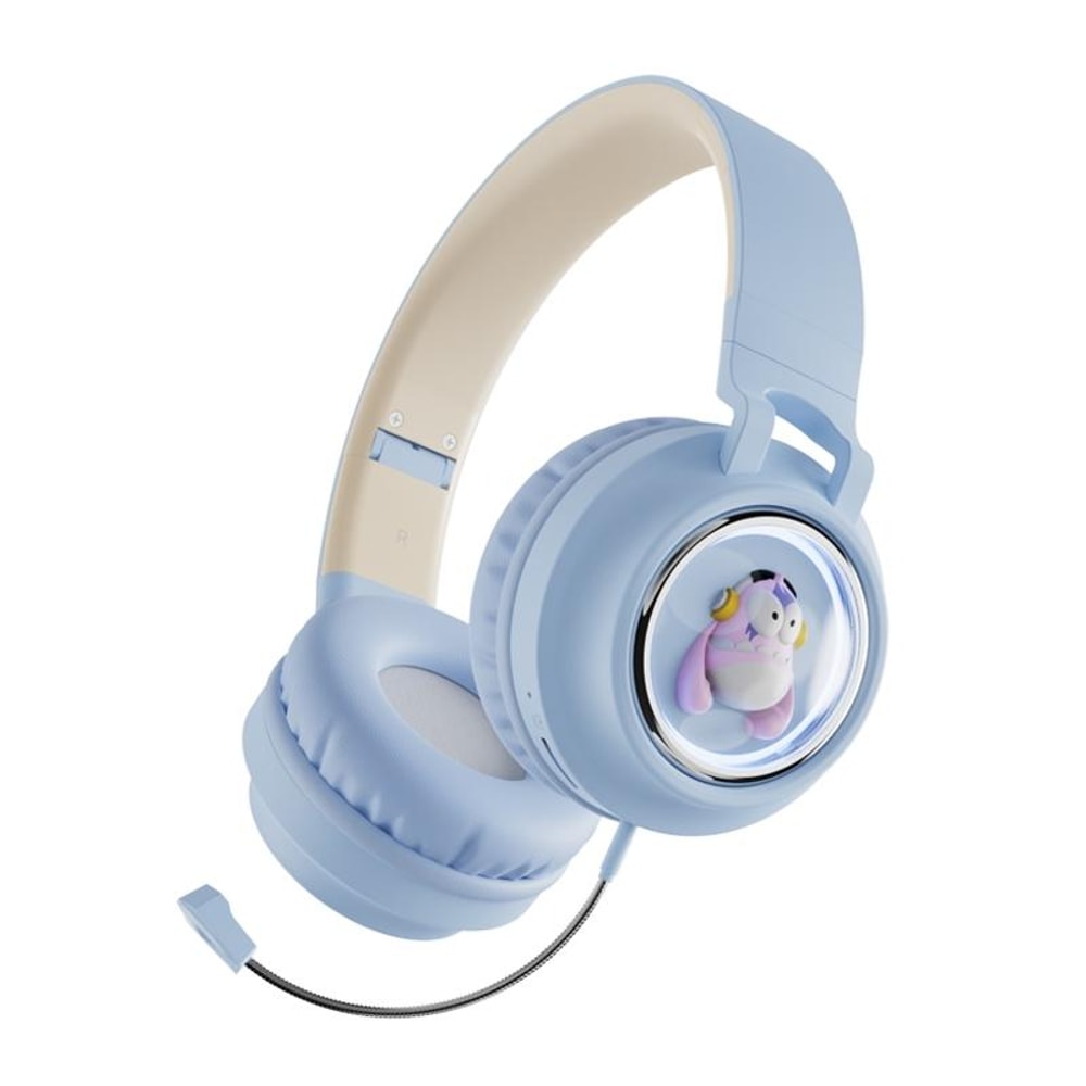Monster Q1 Kids Bluetooth Headphones With LED Lights Foldable Over Ear Comfort 9
