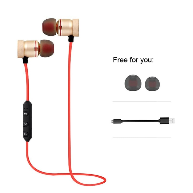 MoreBlue S07 Wireless Bluetooth Earbuds With Magnetic Neckband Deep Bass Stereo Sound 5
