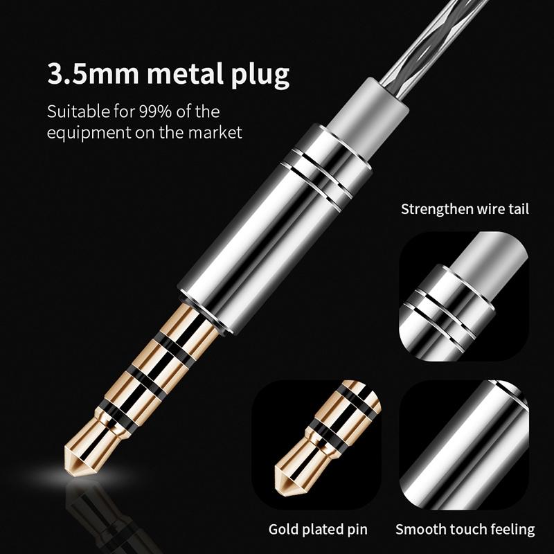 QKZ CK9 HiFi Sports Earbuds With Quad Driver Stereo Sound Noise Isolating Fit 2