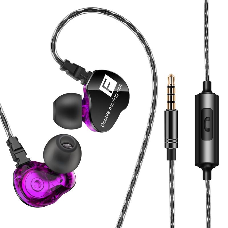 QKZ CK9 HiFi Sports Earbuds With Quad Driver Stereo Sound Noise Isolating Fit 3