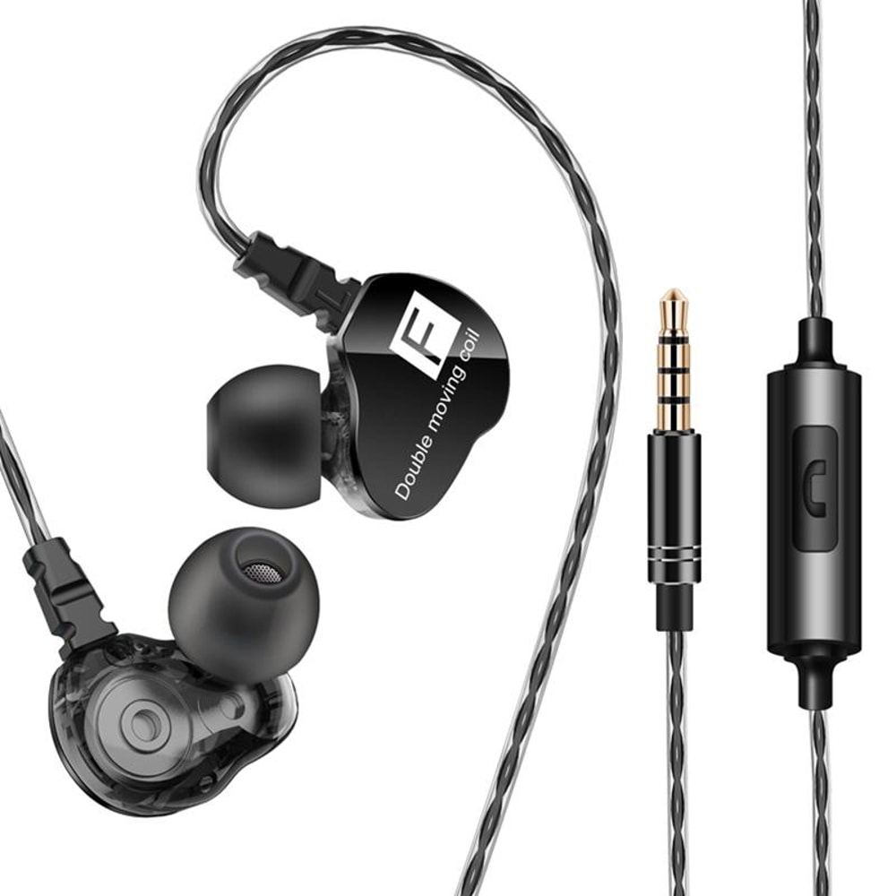 QKZ CK9 HiFi Sports Earbuds With Quad Driver Stereo Sound Noise Isolating Fit 5