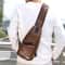 UrbanCharge Waterproof PU Leather Chest Bag With USB Port For Men 8